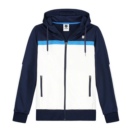 Veste De Tennis K Swiss Women Core Team Tracksuit Jacket Navy White